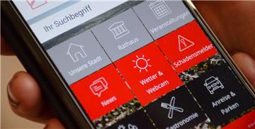 Veranstaltungen, Schadensmelder und neueste Infos aus dem Rathaus: So oder so ähnlich könnte die Nordenham-App aussehen. Die Stadt Mössingen hat ein solches Programm bereits entwickeln lassen (Foto).