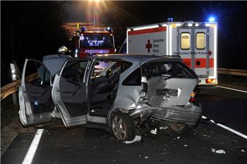 Verkehrsunfall mit Vollsperrung auf der B71 Höhe Hohewurth.