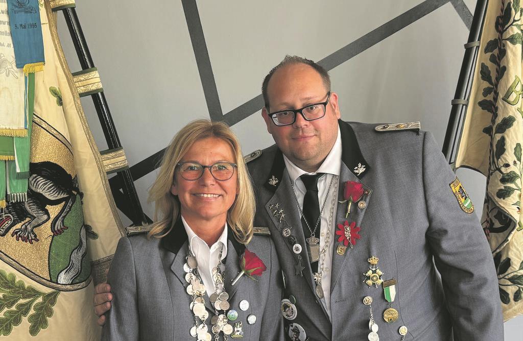 Vicekönigspaar Sandra Rönner und Henning Jäger.
