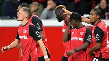 Victor Boniface erzielte das 1:0 für Bayer Leverkusen