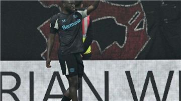 Victor Boniface trifft nach seiner Rückkehr für Leverkusen.