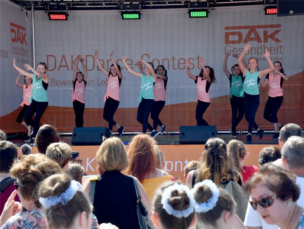 Viel Bewegung gab es beim DAK-Dance Contest. Foto: Scheschonka