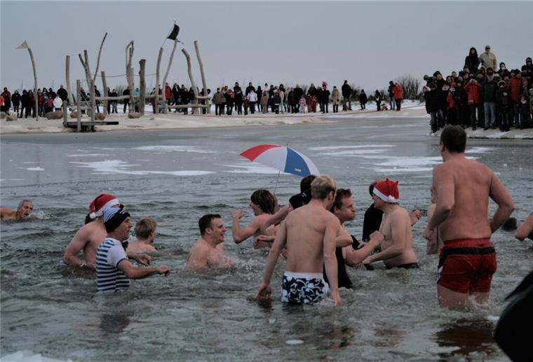 Teilnehmer bei Schwimmen