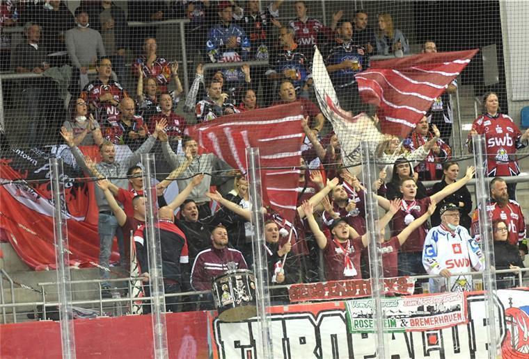 Mehr als 700 Pinguins-Fans reisen mit nach Prag Viele Fans der Fischtown Pinguins begleiten die Mannschaft nach Prag.