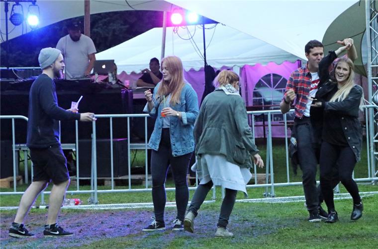 Zeven: Premiere des Kultursommers im Stadtpark gelungen Viele Menschen bewegten sich zu den Rhythmen der angesagten DJs in Zeven.