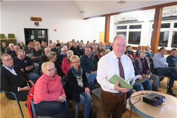 Viele Seefelder waren zurm Bürgerinformationsabend mit Bürgermeister Klaus Rübesamen gekommen. 