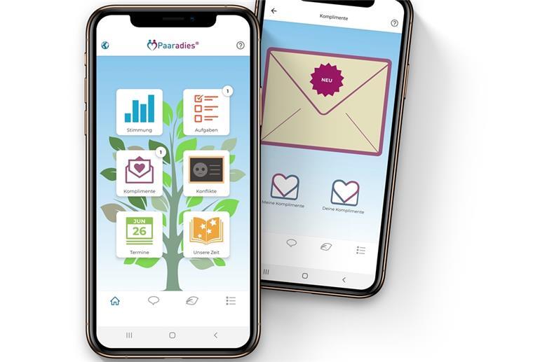 Vielleicht bald einer Eurer wichtigsten Apps? Die App Paaradies ist speziell für Paare entwickelt worden - damit sie mit ihrer Hilfe ihre Beziehung pflegen können.