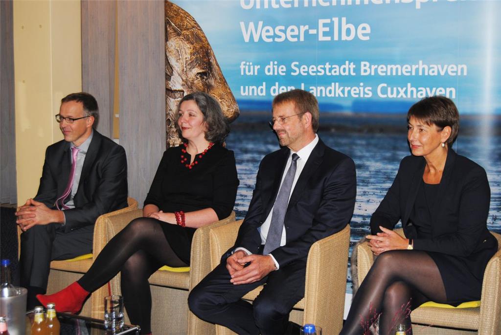 v.l.: Bodo Heusmann, Ursula Nuber, Jan Heusmann und Wienke Heusmann