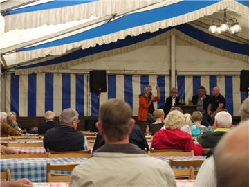 (Von links ): Horst Duchow, Henry Kowalewski, Martin Bücker, Frank Penner