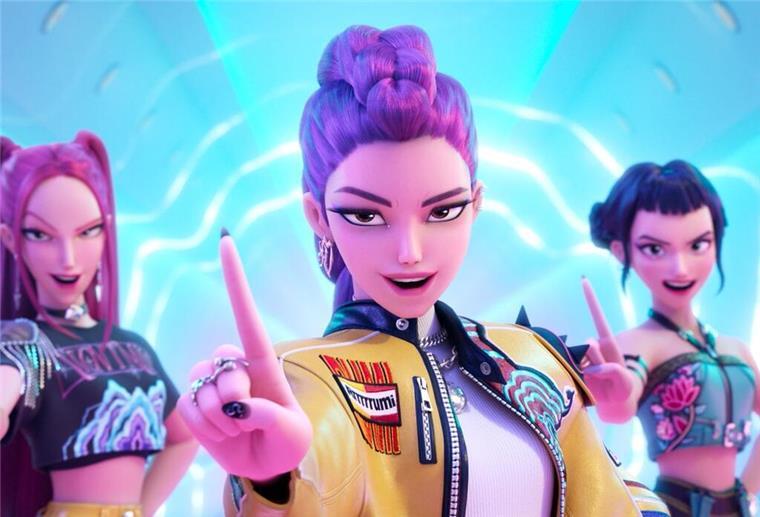 „KPop Demon Hunters“: Die Popkultur-Überraschung des Jahres Von links nach rechts: Mira, Rumi und Zoey - die Heldinnen aus dem Animationsfilm „KPop Demon Hunters“. (Netflix-Bild)