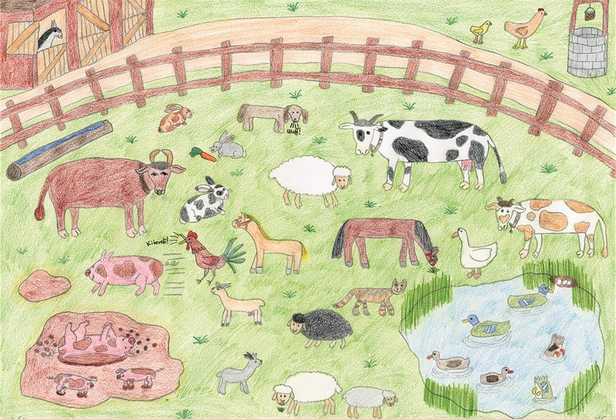 Landvolk Bremervörde-Zeven bläst zum Aufbruch Ein Kinderbild von einem Bauernhof