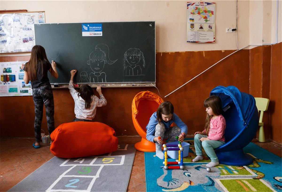 Vor allem Frauen und Kinder verlassen die Ukraine. In der Wesermarsch kümmert sich das Refugium um die Flüchtlinge.