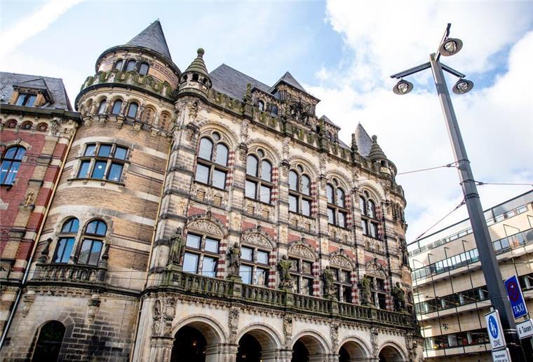  Das historische Gebäude des Bremer Landgerichts. 