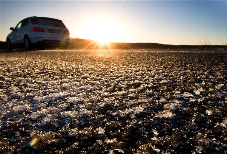 Vorsicht Bodenfrost: In der kommenden Nacht kann es glatt werden.