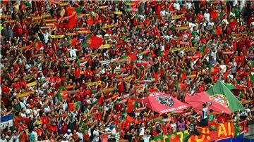 Während des Spiels Portugal gegen Slowenien soll es zu gewaltsamen Szenen gekommen sein.