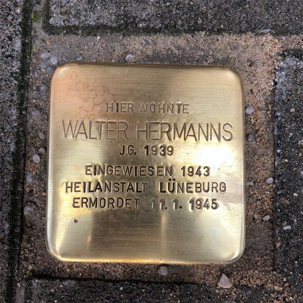 Walter Hermanns, Heinrichstraße 39 Foto: Brockmann