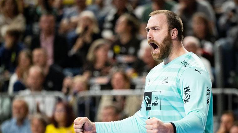 War mit 16 Paraden überragender Mann im Pokal-Finale: Kiels Torwart Andreas Wolff.