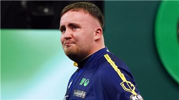 War zu Tränen gerührt: Darts-Teenager Littler.