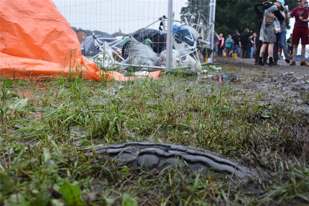 Was der Regen so an Fundstücken freispült...