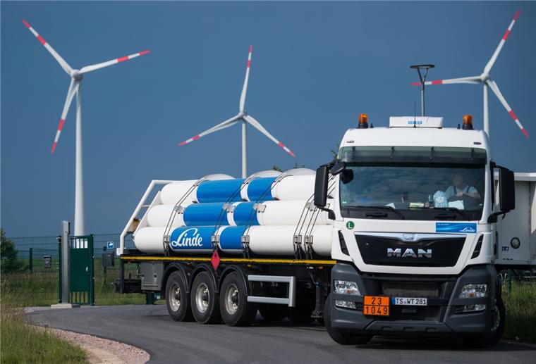 Küstenländer wollen beim Wasserstoff vorangehen Wasserstoff lässt sich in Tankfahrzeugen transportieren.