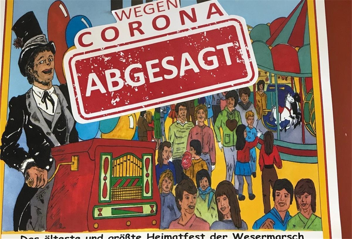 Wegen Corona abgesagt: In diesem Jahr wird das größte und älteste Heimatfest der Wesermarsch nicht stattfinden.