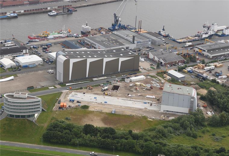 Bremerhaven: Weitere Million für den Prüfstand Wegen stark gestiegener Stahlbaukosten braucht das IWES-Institut weiteres Geld.