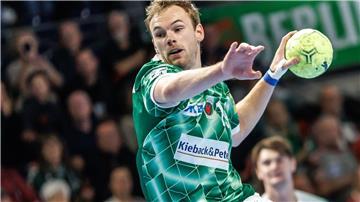 Welthandballer Mathias Gidsel war auch gegen Bietigheim bester Berliner Werfer.