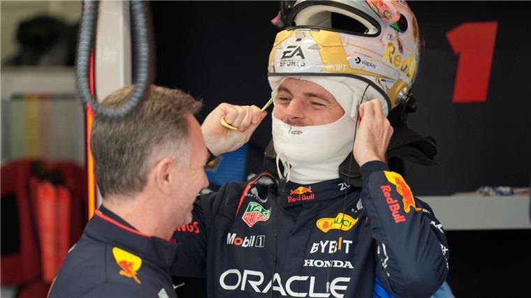 Weltmeister Max Verstappen hat sich auch von der Titelparty in Las Vegas bis in die Morgenstunden erholt. 
