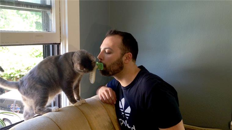 Lecken statt Streicheln: Eine Zunge für Katzenliebhaber Wem Streicheln zu Langweilig ist, darf seine Katze jetzt auch ablecken. "Licki Brush" heißt die neuste "Errungenschaft" für Haustierbesitzer.