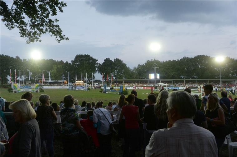 Wenn das Licht angeht in Elmlohe, wird es richtig schön auf dem Turnierplatz.