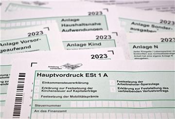 Dokumente einer Steuererklärung