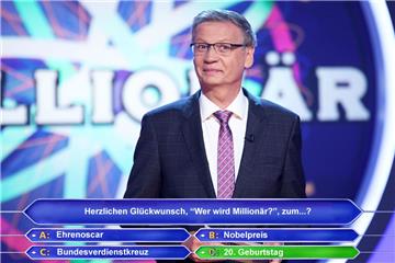 "Wer wird Millionär?" wird 20 Jahre alt. Seit 1999 stellt Günther Jauch den Kandidaten die Fragen.