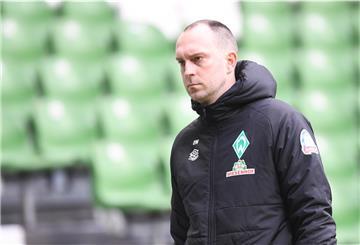  Werders Trainer Ole Werner ist eher schlecht gelaub