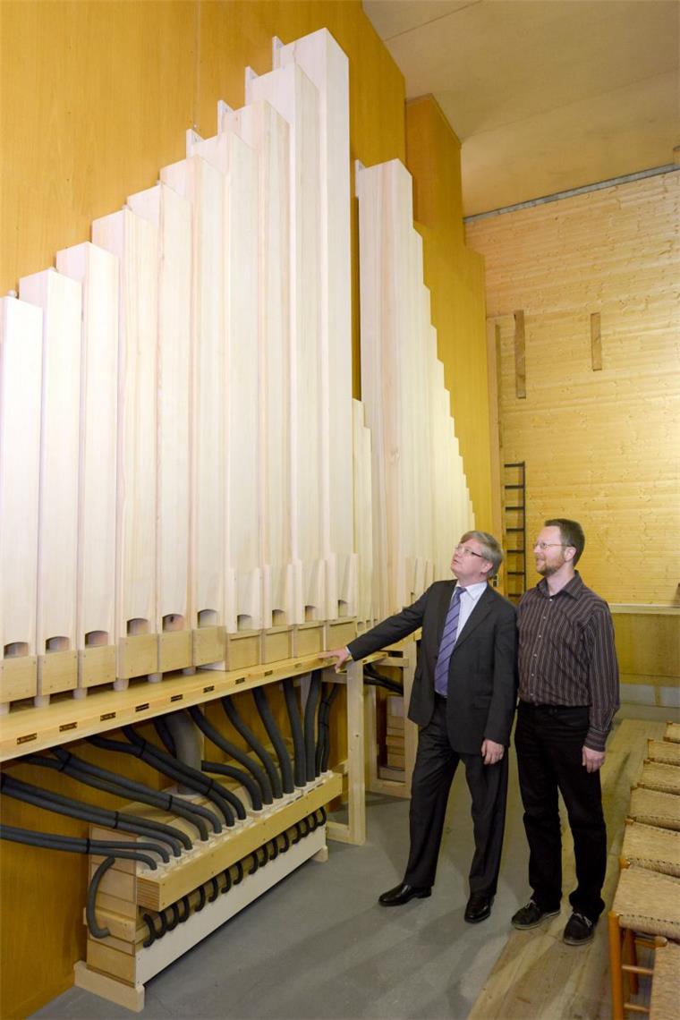 Orgel der Großen Kirche bekommt neues Bass-Register Neues Bass-Register für Orgel der Großen Kirche