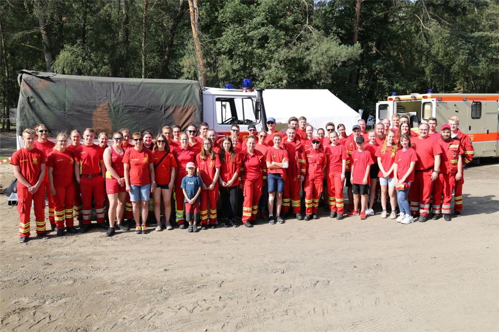Wichtige Helfer: Die DLRG Hagen ist mit rund 50 Ehrenamtlichen beim Lakerun 2019 im Einsatz. Ihre Aufgaben reichen von Wasserrettung bis hin zum Sanitätsdienst. Mit dabei: Der Vorsitzende Torge Jander und Einsatzleiter Alexander Eilers.