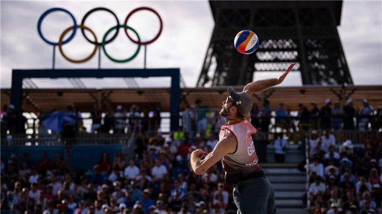 Die Checkliste wird abgehakt: Beach-Duo vor Gold-Chance Wickler zeigte starke Aufschläge.