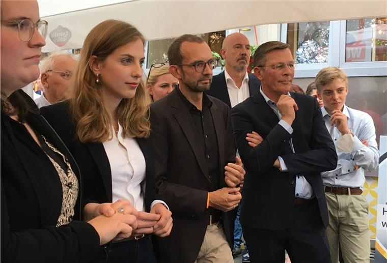 Wiebke Winter (2. von links) konnte in ihrem Wahlkreis nicht genügend Stimmen sammeln.