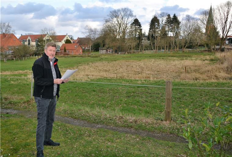 Bad Bederkesa: Im alten Ortskern soll Bauland entstehen Wilfried Habenicht begrüßt den Beschluss der Stadt, die Flächen im Zentrum von Beers für eine Nachverdichtung zu nutzen, wünscht sich aber eine Planung für den gesamten Bereich.