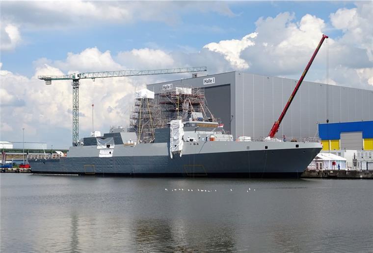 Wird getauft: Fregatte für die ägyptische Marine.