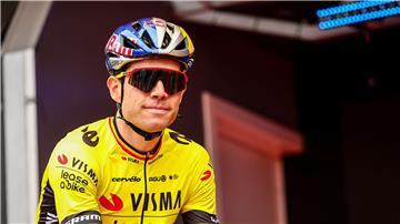 Wout van Aert bleibt seinem Visma-Team bis zum Karriereende erhalten.