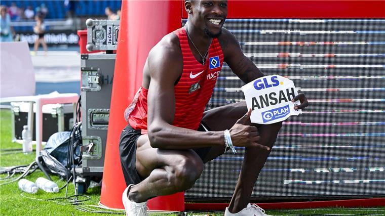 Wurde nach seinem Rekordlauf rassistisch beleidigt: Owen Ansah.