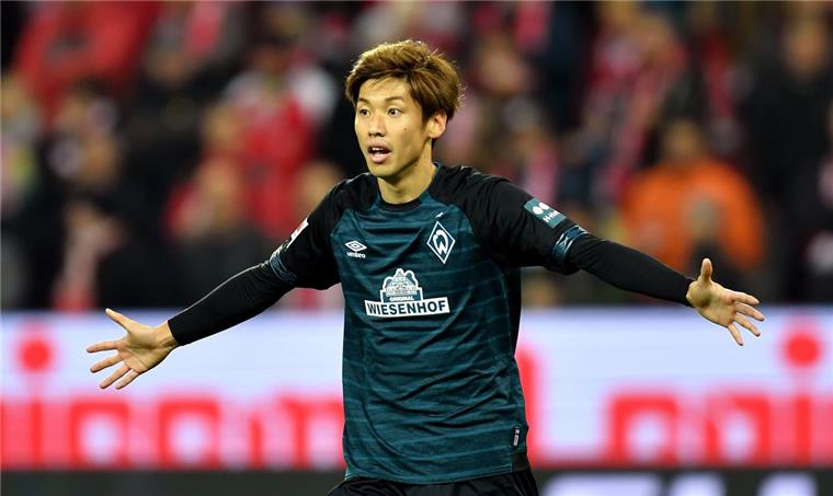 Osakos Verletzung irritiert Werder-Trainer Kohfeldt Yuya Osako fällt derzeit mit einer Rückenverletzung aus.
