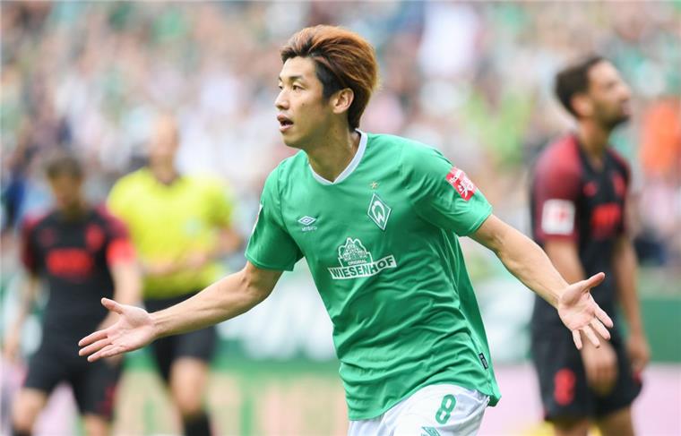 Werder kann mit diesen Spielern wieder planen Yuya Osako soll bald schon wieder für Werder Bremen jubeln.