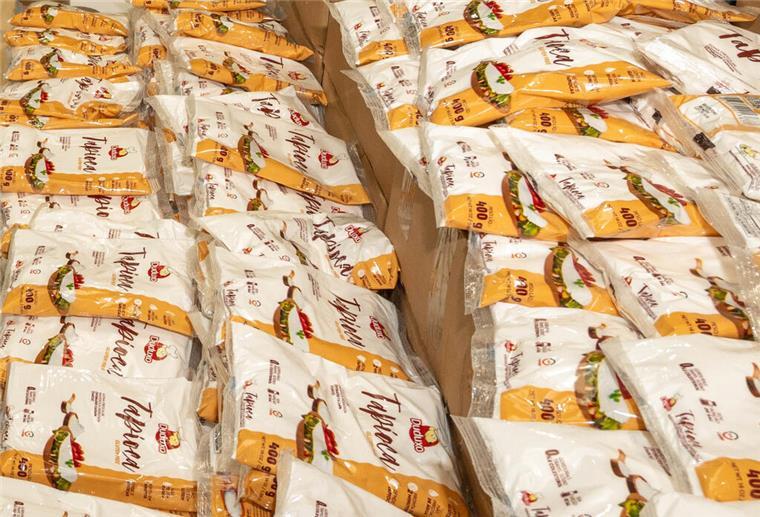 Zöllner entdecken 500 Kilo Kokain in Speisestärke Päckchen von Speisetärke liegen nach dem Fund von mehr als 500 Kilo Kokain in Paketen.