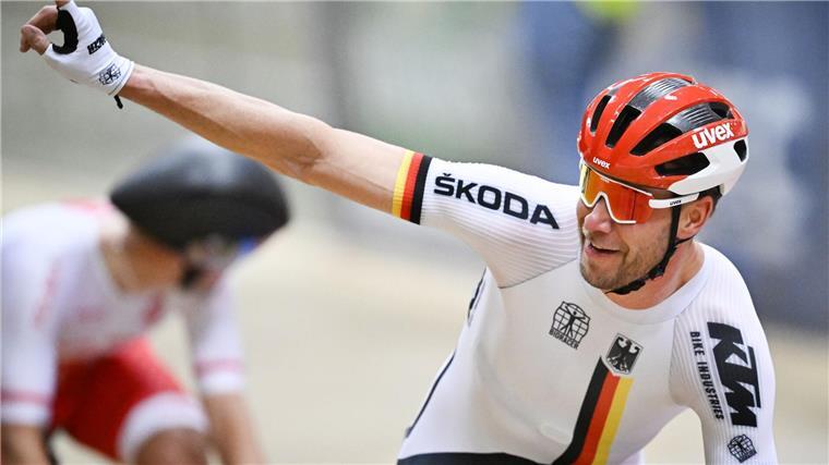 „Extrem ärgerlich“: Jury-Panne kostet deutsches Duo Medaille Zu früh gefreut: Bahnradfahrer Roger Kluge blieb im Madison mit Moritz Augenstein nach einer Jury-Panne nur der vierte Platz. (Archivbild)