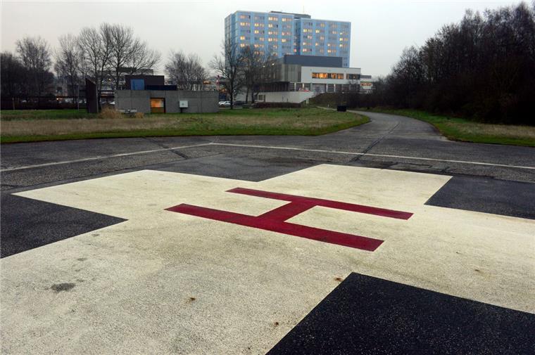 Hubschrauberlandeplatz für Schwerstverletzte zu weit weg Neuer Hubschrauberlandeplatz geplant