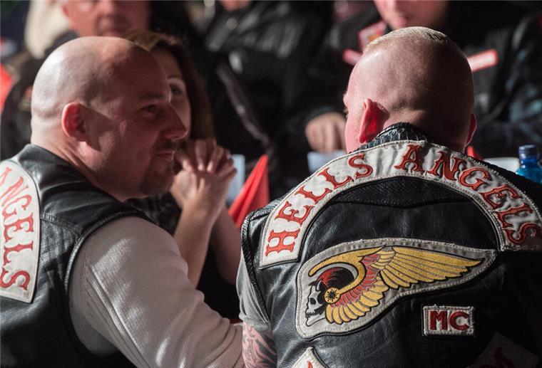 Niedersachsen: Dutzende Rockergruppen mit kriminellem Potenzial Mitglieder der Rockergruppe Hells Angels