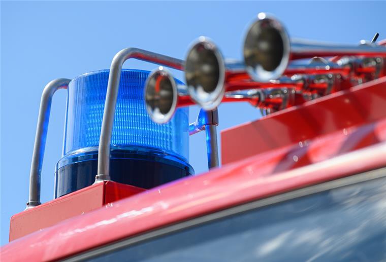 Blaulicht auf Feuerwehrauto