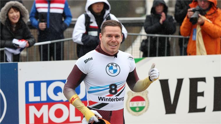 Skeleton: Grotheer feiert dritten Weltcupsieg - Neise Zweite Zweiter Tag, zweiter Sieg: Christopher Grotheer.